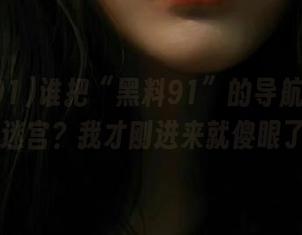 谁把“黑料91”的导航设计成了迷宫?我才刚进来就傻眼了…